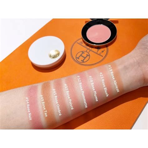 hermes blush swatches|rose hermes online shop.